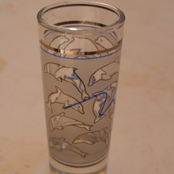 Other - Double Shot Glass Mirage Dolphins